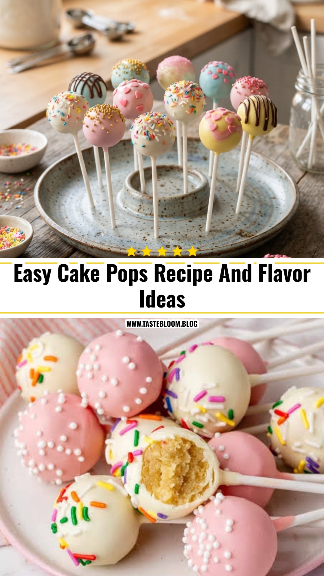 Easy Cake Pops Recipe And Flavor Ideas