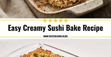 Easy Creamy Sushi Bake Recipe