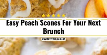 Easy Peach Scones For Your Next Brunch