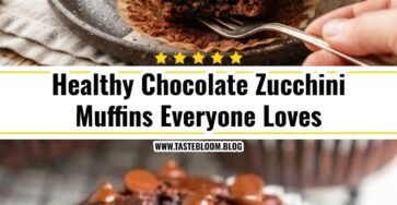 Healthy Chocolate Zucchini Muffins Everyone Loves