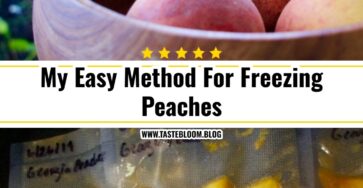 My Easy Method For Freezing Peaches
