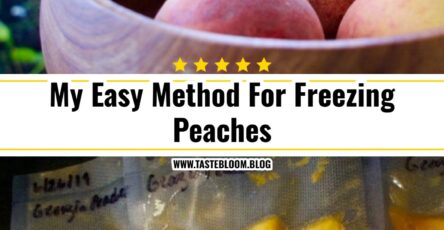 My Easy Method For Freezing Peaches