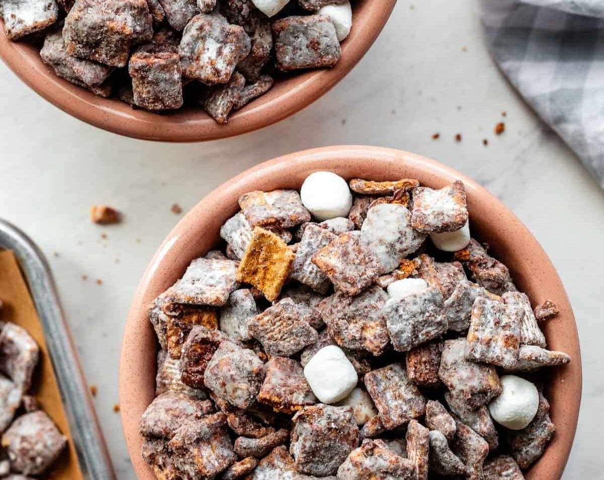 Smores Puppy Chow Recipe top view