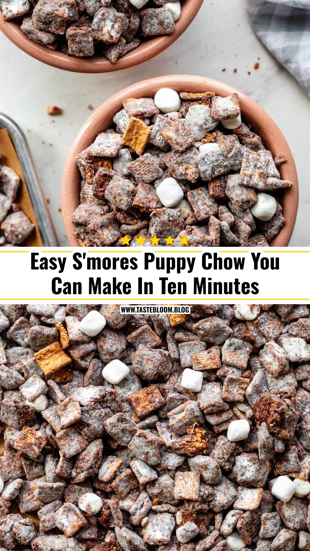 Smores Puppy Chow Recipe