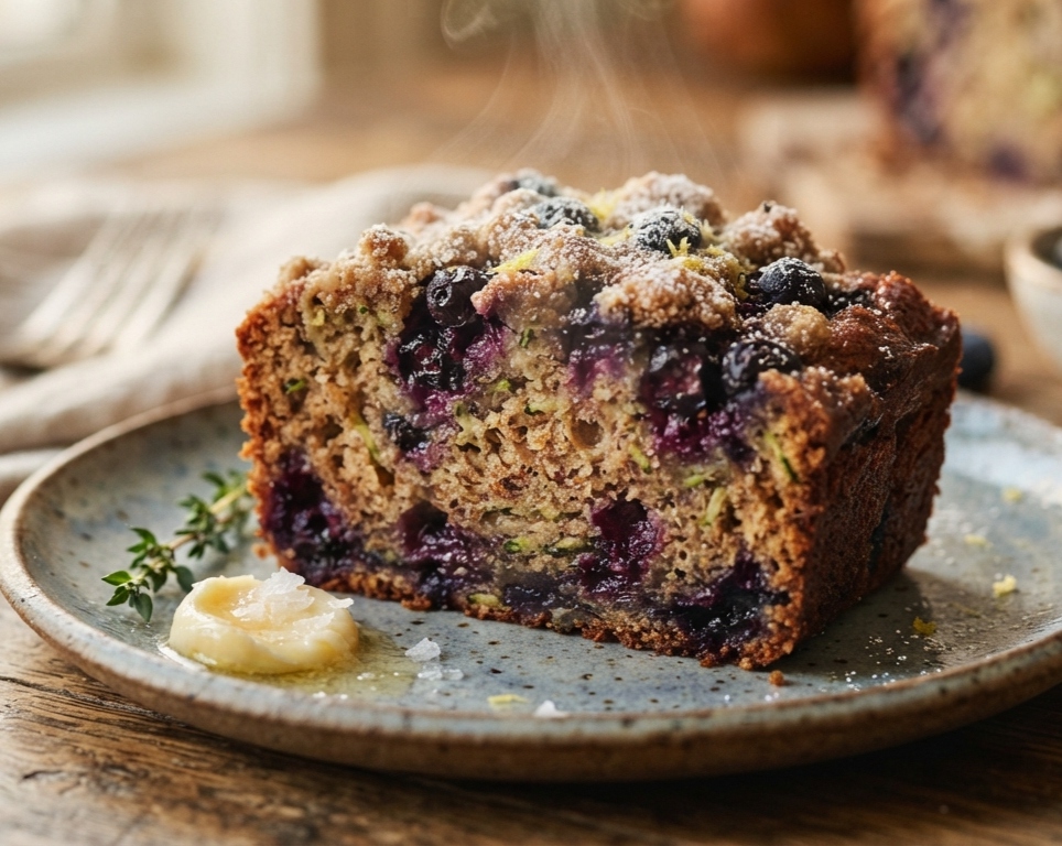 The Best Blueberry Zucchini Bread You Will Ever Make suggested serving