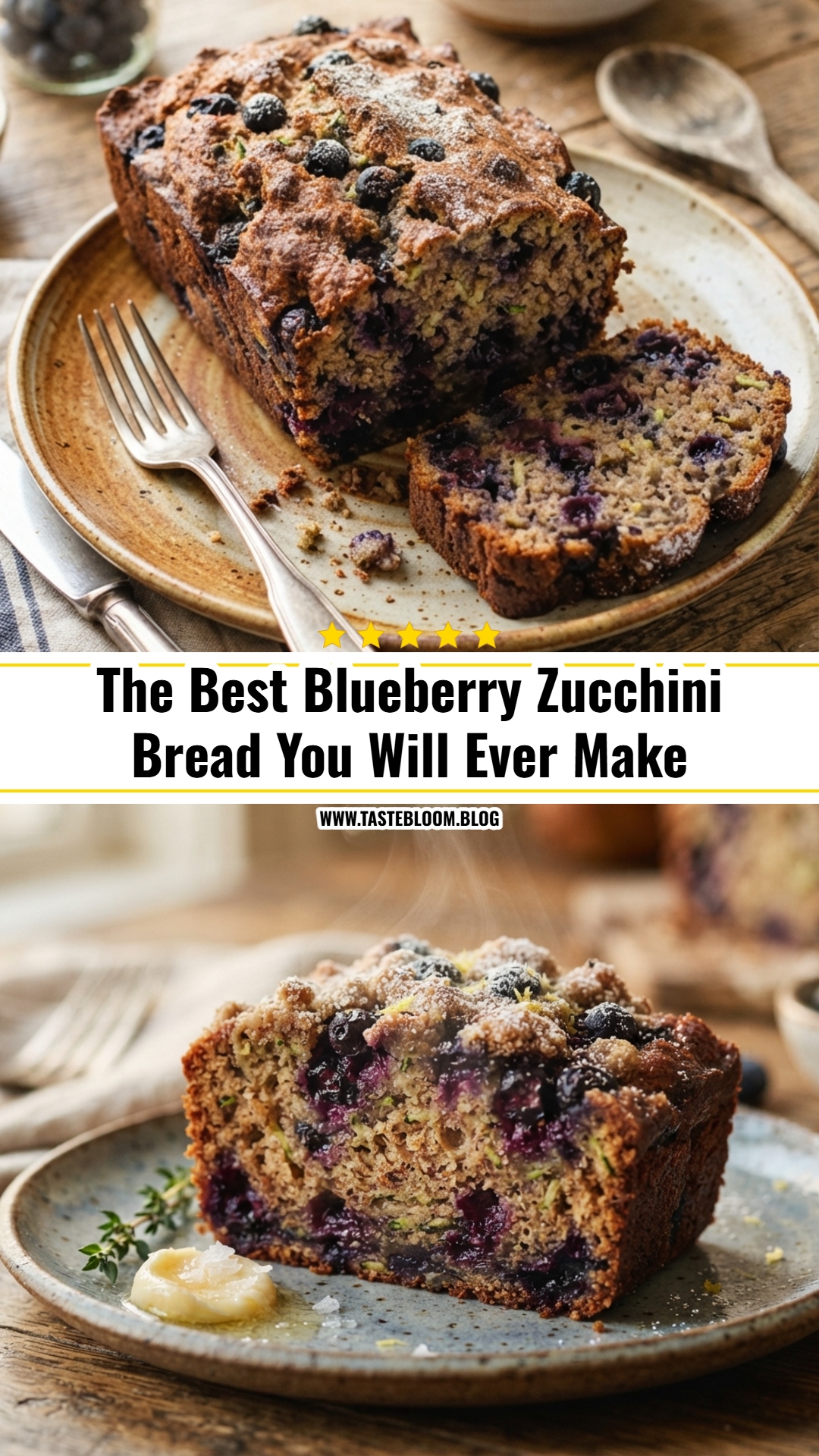 The Best Blueberry Zucchini Bread You Will Ever Make