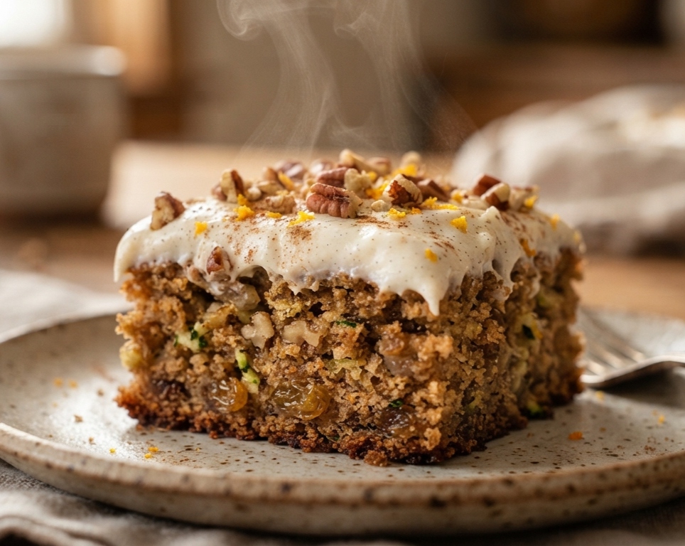 The Best Zucchini Bars You Will Ever Make suggested serving
