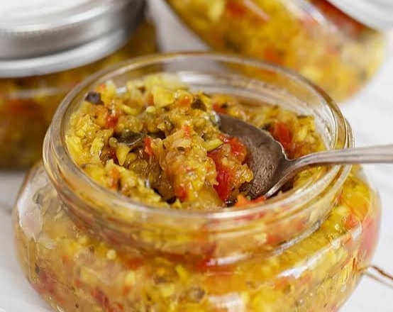 The Best Zucchini Relish Recipe You Have To Try top view