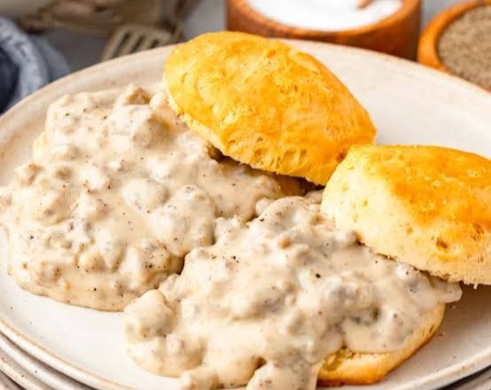 The Only Biscuits and Sausage Gravy Recipe You Need suggested serving