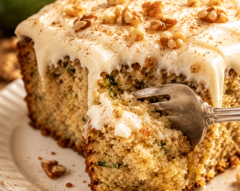 The Only Zucchini Cake Recipe You Will Ever Need suggested serving