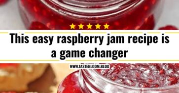This easy raspberry jam recipe is a game changer