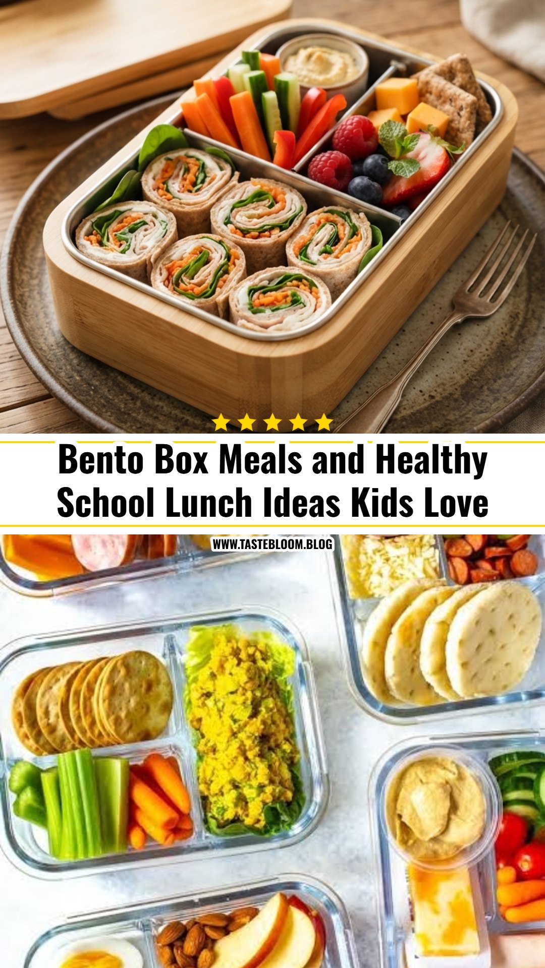 Bento Box Meals and Healthy School Lunch Ideas Kids Love