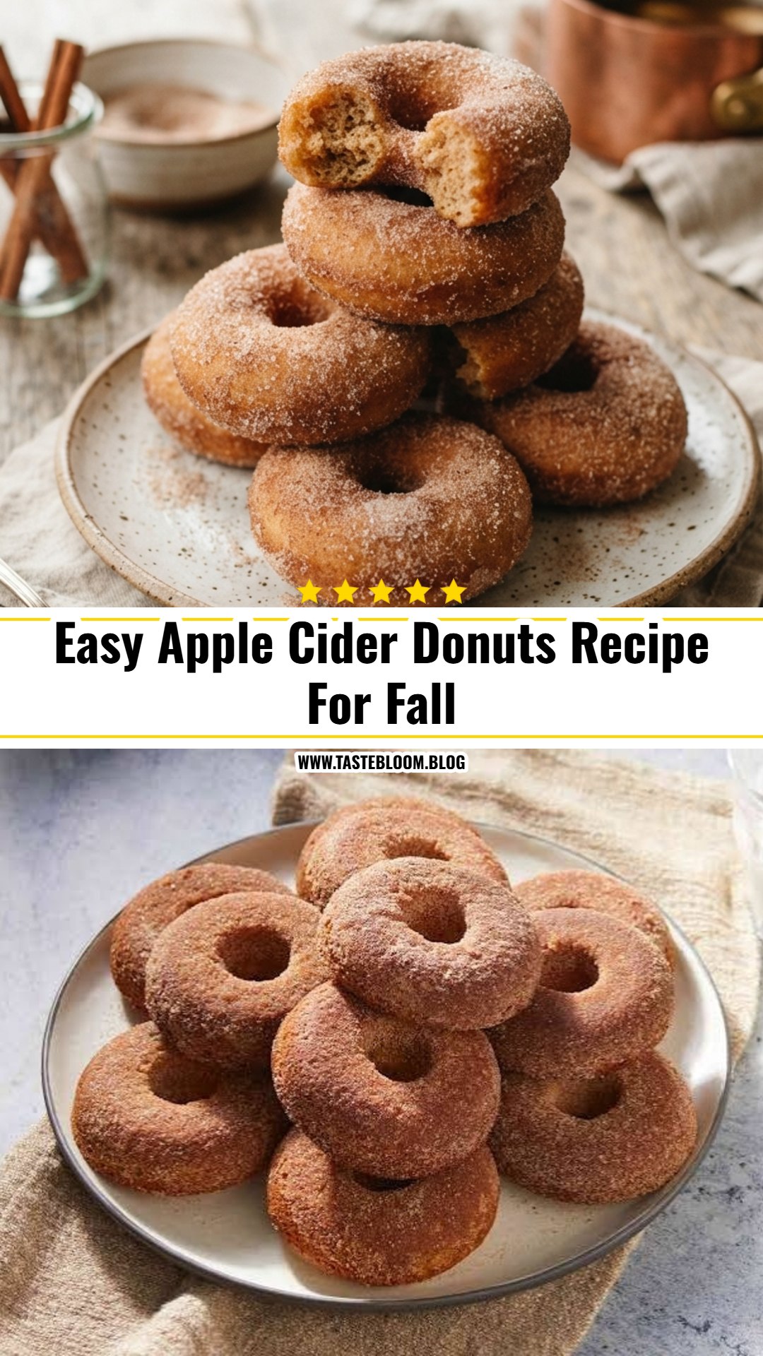 Easy Apple Cider Donuts Recipe For Fall