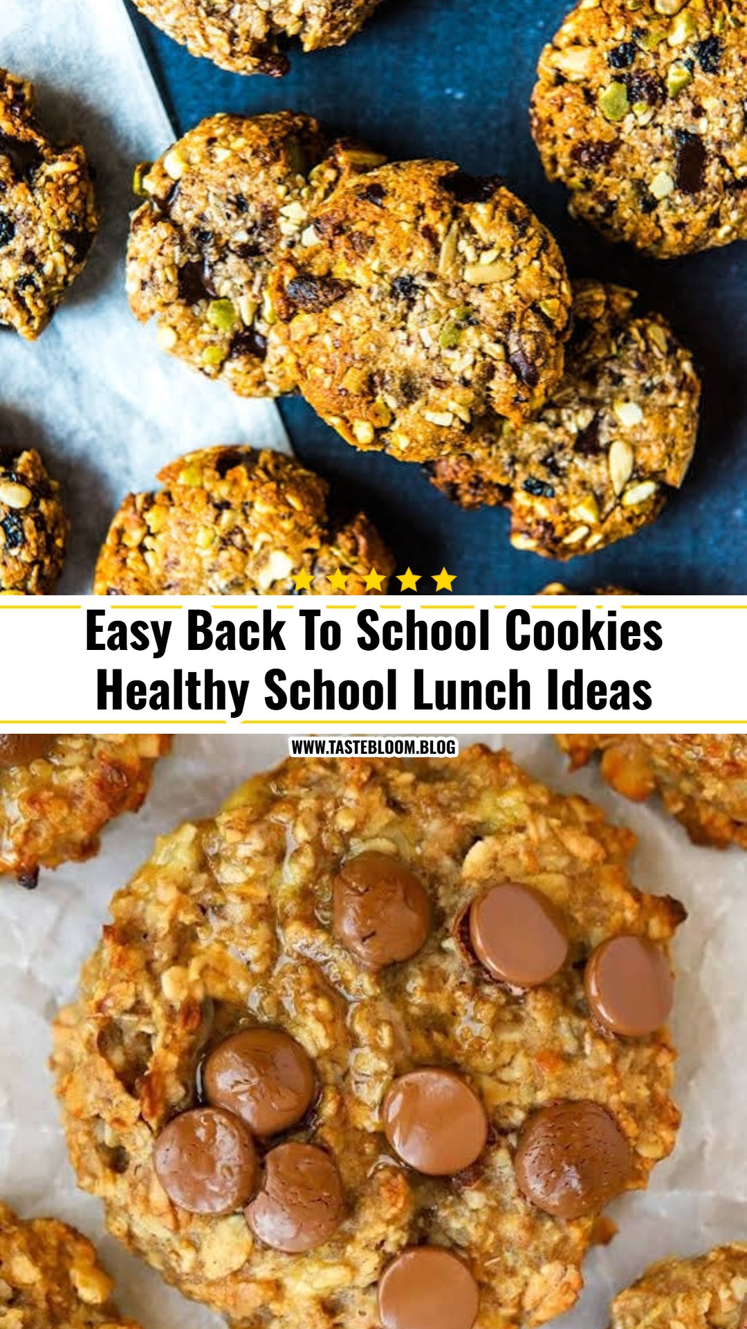 Easy Back To School Cookies Healthy School Lunch Ideas