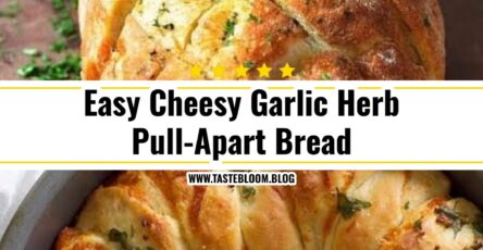 Easy Cheesy Garlic Herb Pull-Apart Bread