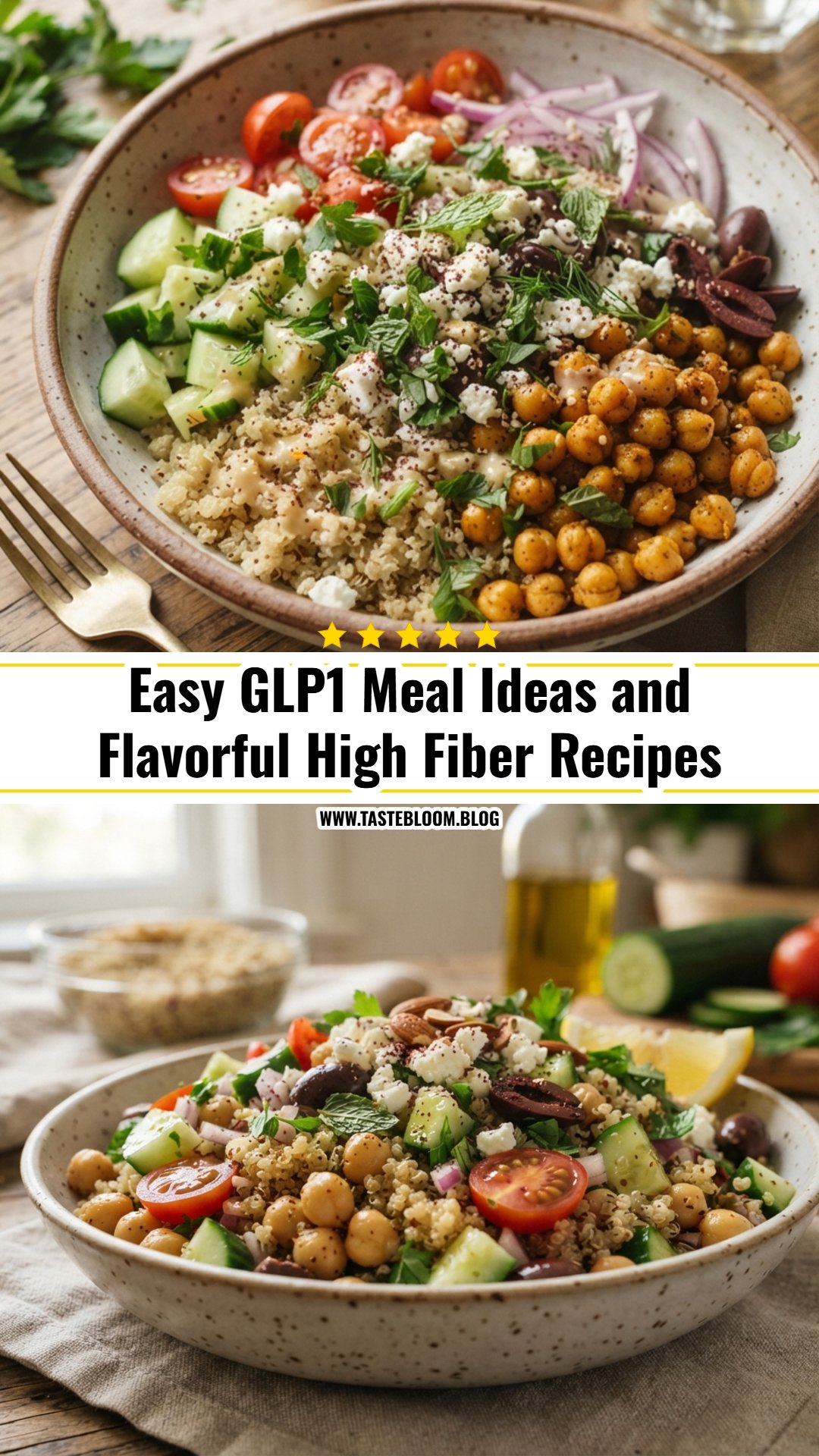Easy GLP1 Meal Ideas and Flavorful High Fiber Recipes