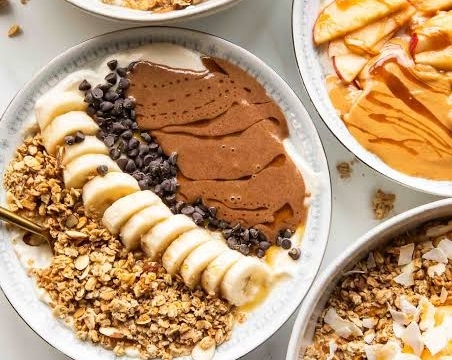 Easy homemade granola recipe for your next yogurt bowl suggested serving
