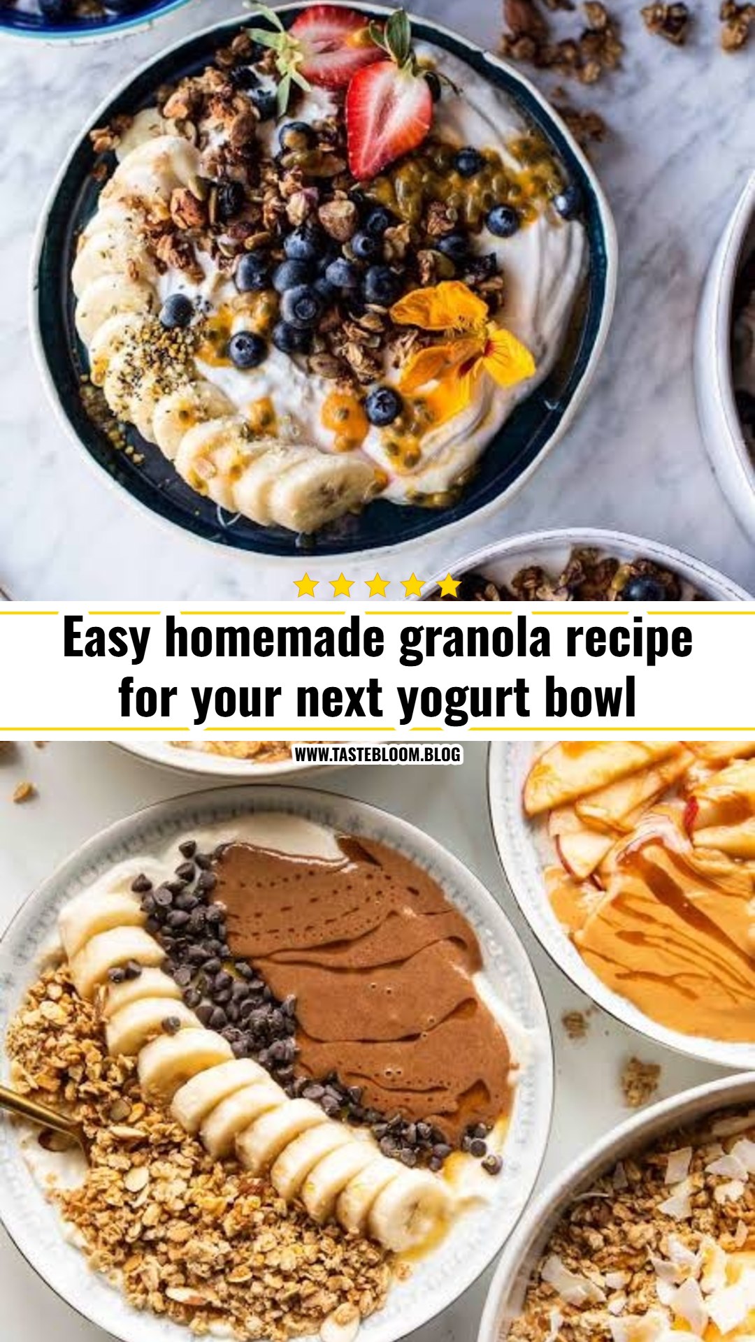 Easy homemade granola recipe for your next yogurt bowl