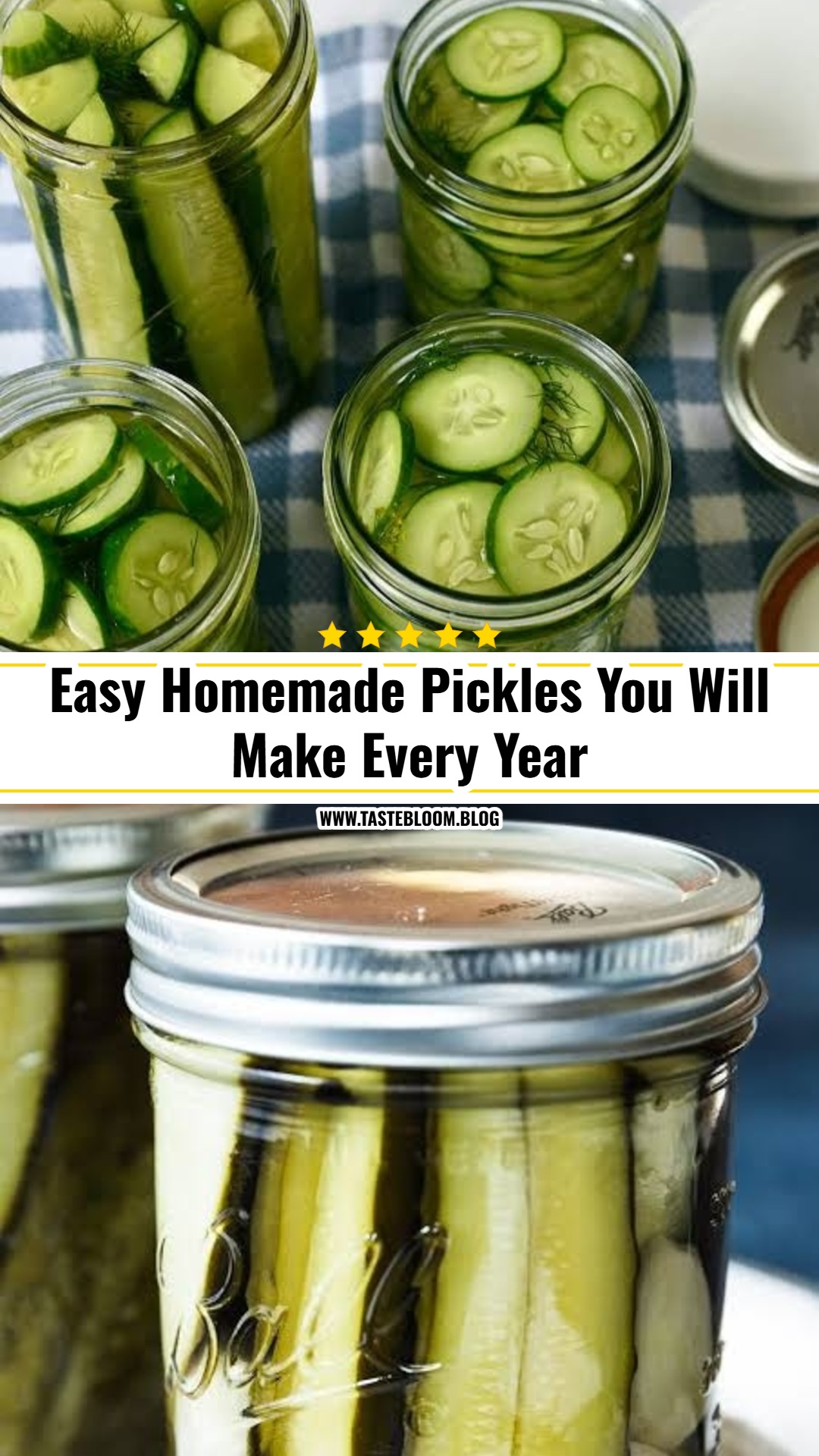 Easy Homemade Pickles You Will Make Every Year