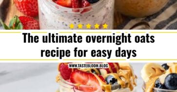 Easy overnight oats recipe for busy mornings