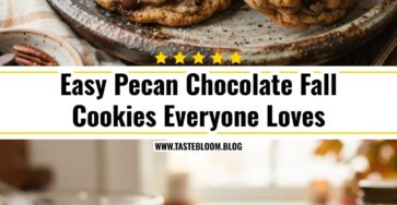 Easy Pecan Chocolate Fall Cookies Everyone Loves