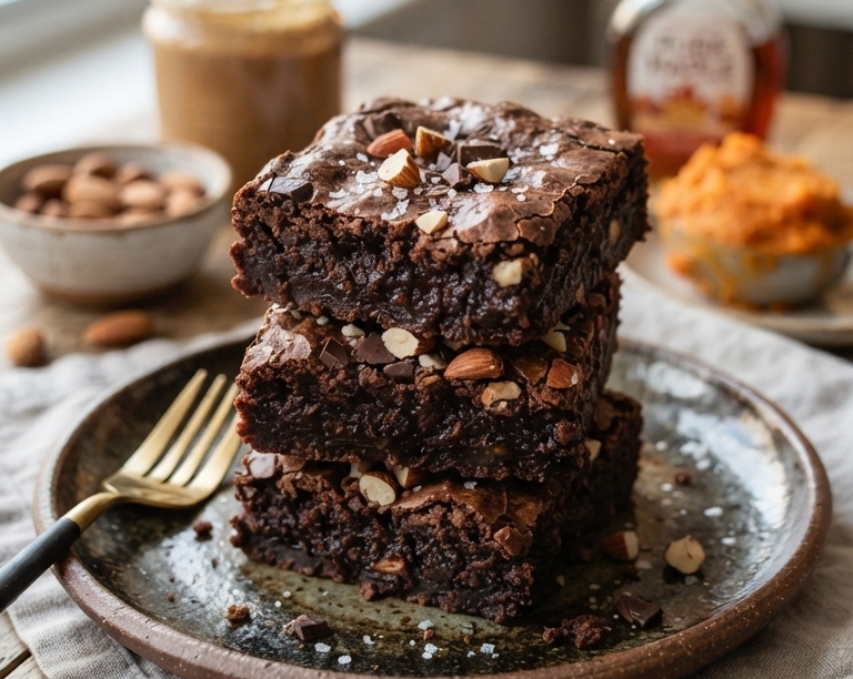 Fudgy Sweet Potato Brownies You Will Love top view
