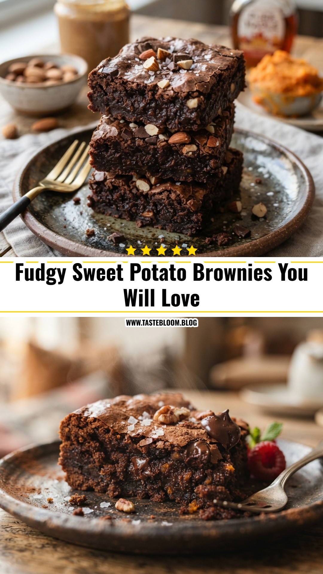 Fudgy Sweet Potato Brownies You Will Love