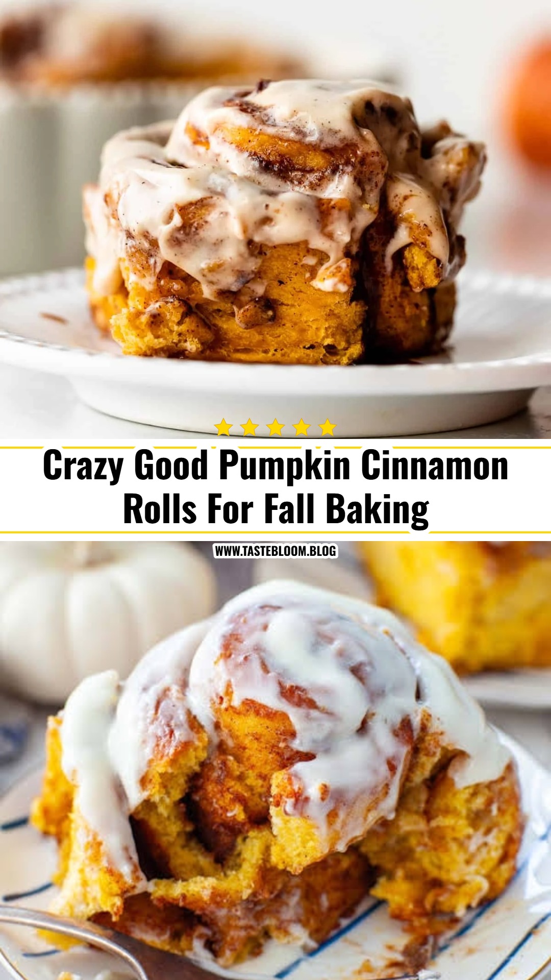 The Best Pumpkin Cinnamon Rolls For Fall Baking
