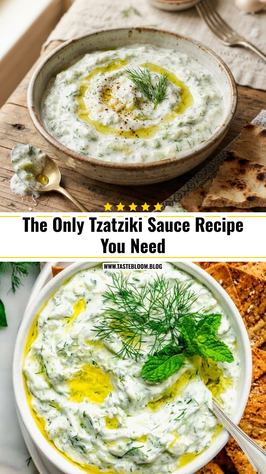 The Only Tzatziki Sauce Recipe You Need