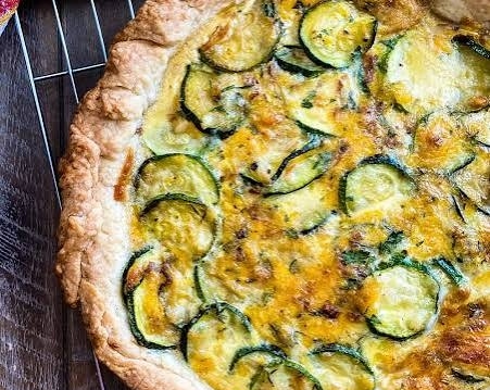 The Ultimate Zucchini Pie Dinner Everyone Loves top view