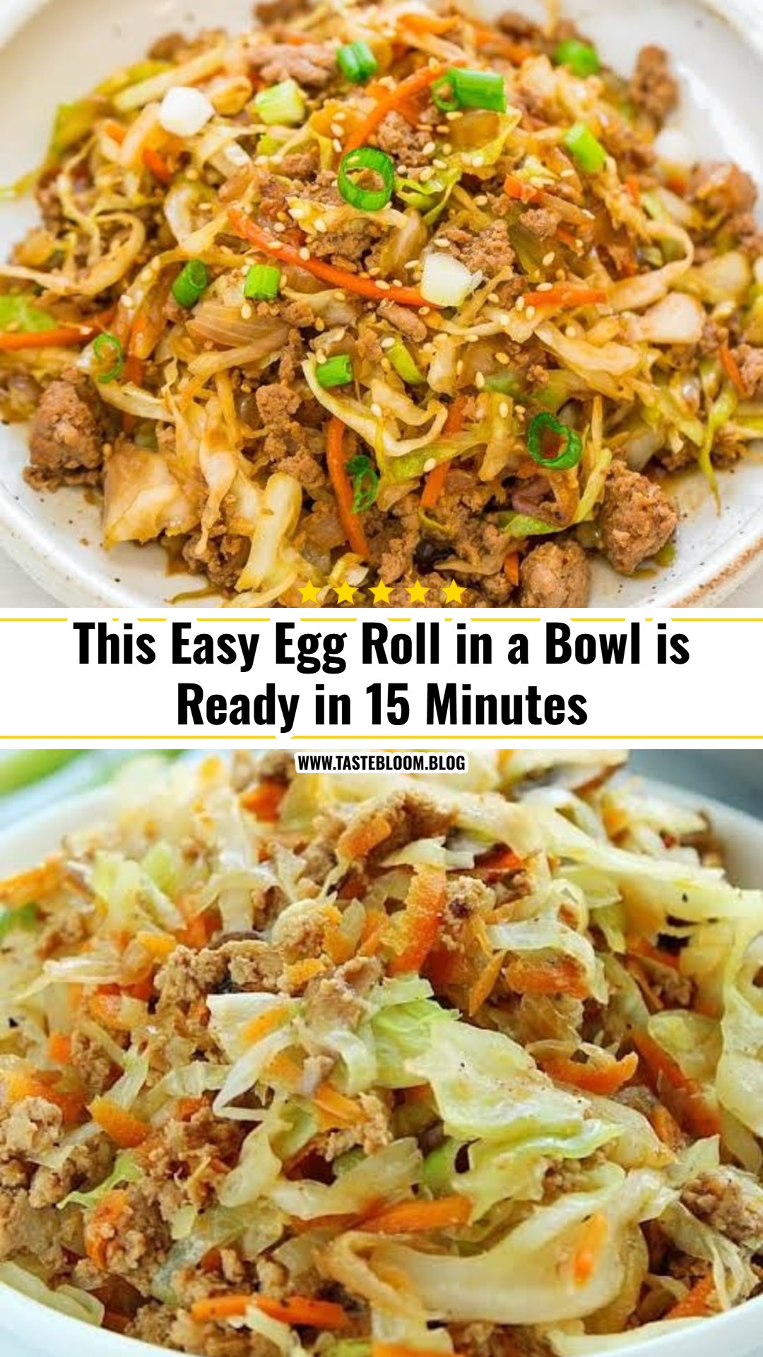 This Easy Egg Roll in a Bowl is Ready in 15 Minutes