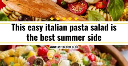This easy italian pasta salad is the best summer side