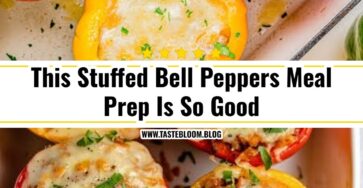 This Stuffed Bell Peppers Meal Prep Is So Good