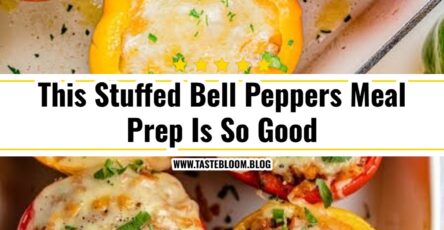 This Stuffed Bell Peppers Meal Prep Is So Good