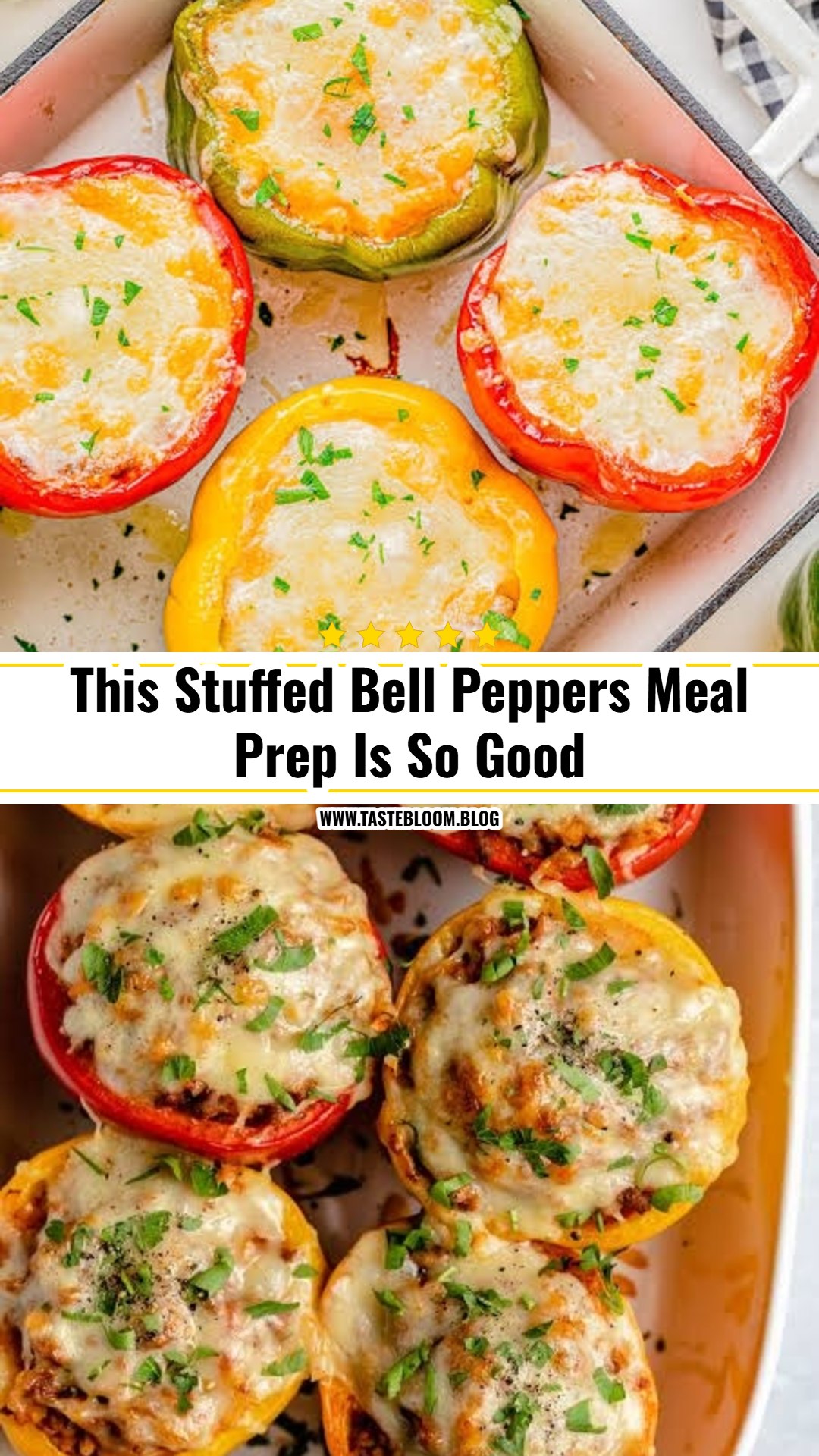 This Stuffed Bell Peppers Meal Prep Is So Good
