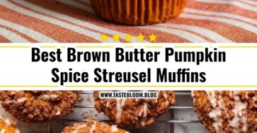 Best Brown Butter Pumpkin Spice Streusel Muffins