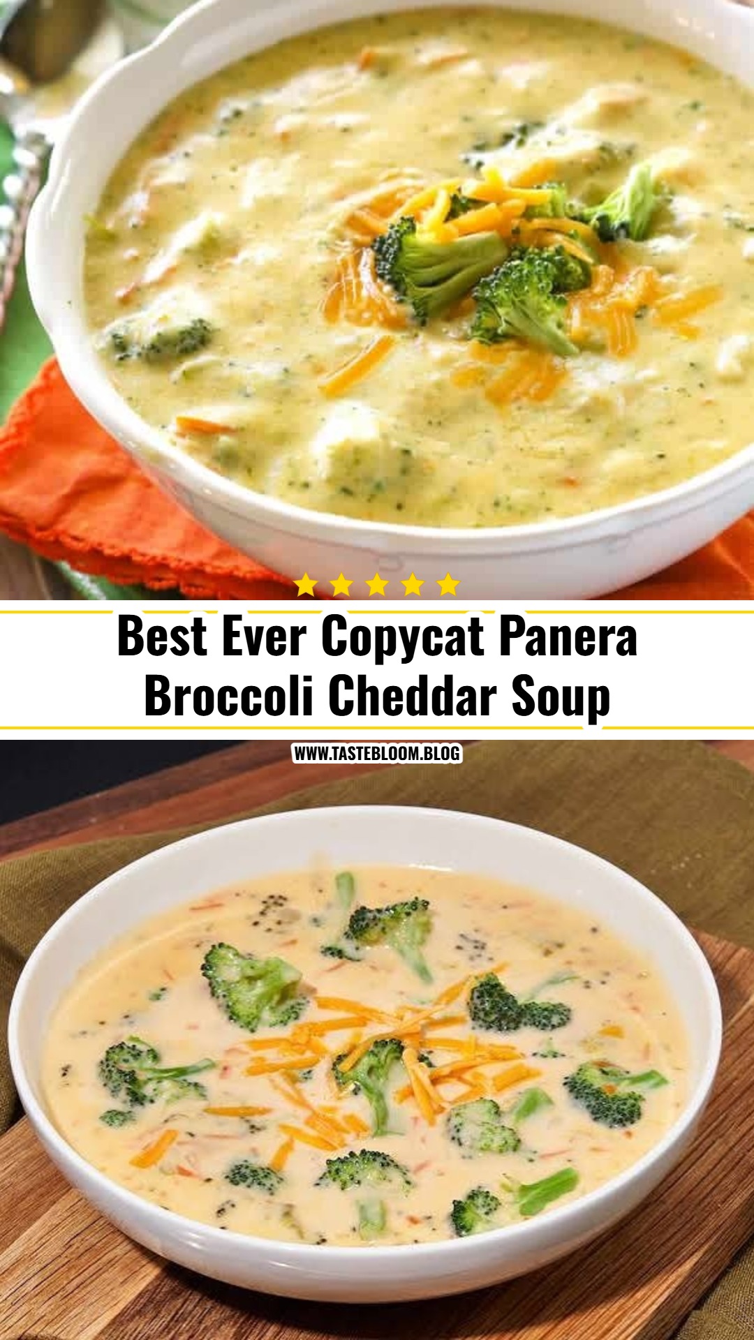 Best Ever Copycat Panera Broccoli Cheddar Soup