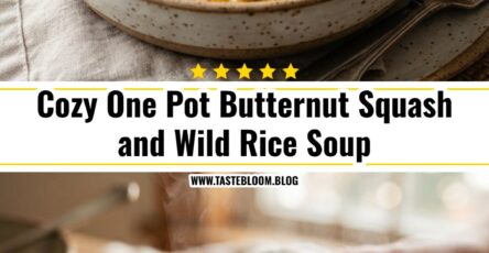 Cozy One Pot Butternut Squash and Wild Rice Soup