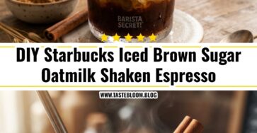 DIY Starbucks Iced Brown Sugar Oatmilk Shaken Espresso