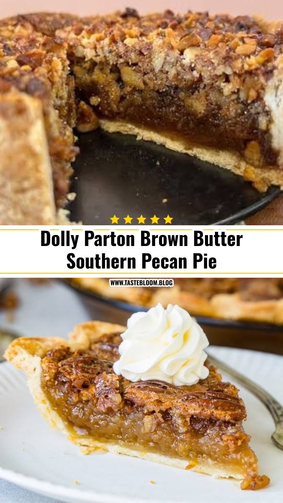 Dolly Parton Brown Butter Southern Pecan Pie