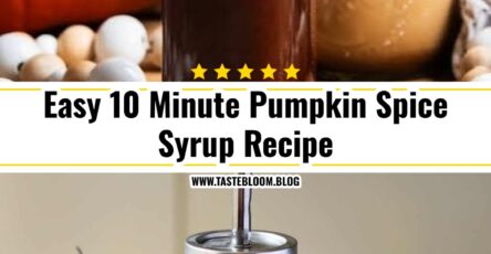 Easy 10 Minute Pumpkin Spice Syrup Recipe