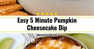 Easy 5 Minute Pumpkin Cheesecake Dip