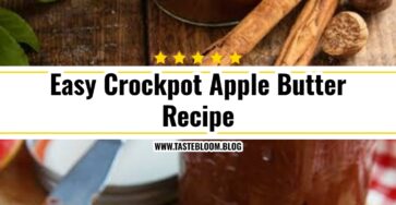 Easy Crockpot Apple Butter Recipe