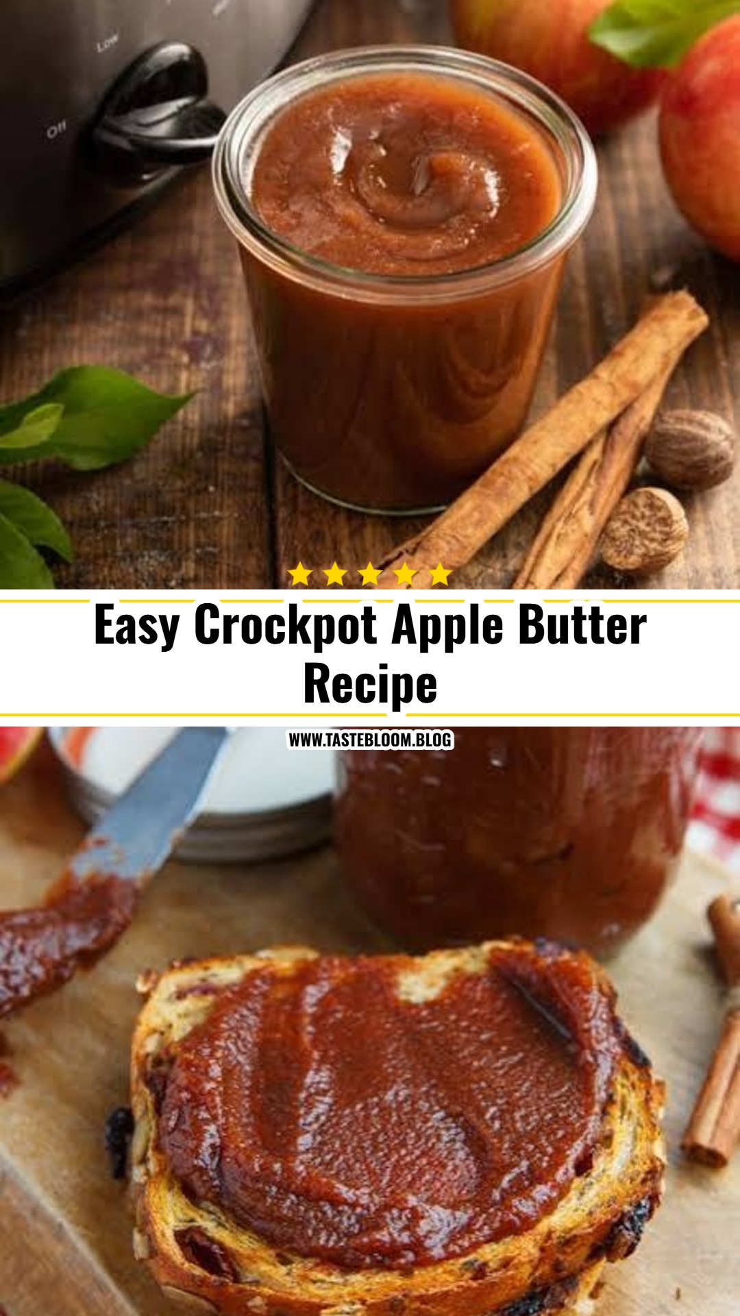 Easy Crockpot Apple Butter Recipe