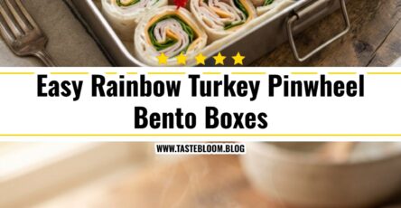 Easy Rainbow Turkey Pinwheel Bento Boxes