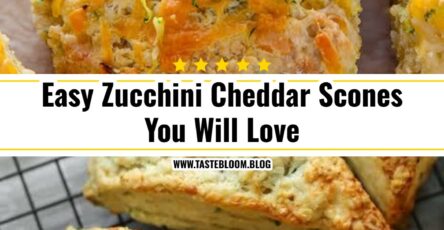 Easy Zucchini Cheddar Scones You Will Love