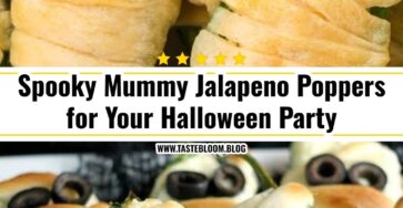 Spooky Mummy Jalapeno Poppers for Your Halloween Party