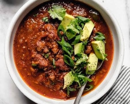 The Best Crockpot Pumpkin Chili Recipe Ever suggested serving