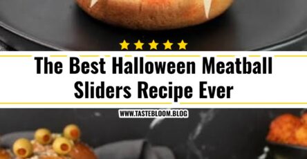 The Best Halloween Meatball Sliders Recipe Ever