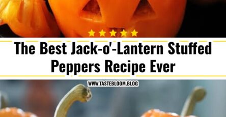 The Best Jack-o'-Lantern Stuffed Peppers Recipe Ever